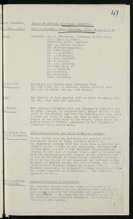Minutes, Jan 1930-Aug 1931 (Page 47, Version 1)