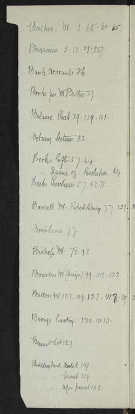 Minutes, May 1909-Jun 1911 (Index, Page 2, Version 2)
