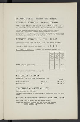 General prospectus 1929-1930 (Page 7)
