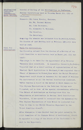 Minutes, May 1909-Jun 1911 (Page 194, Version 1)