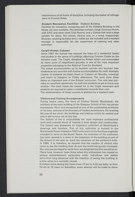 General prospectus 1970-1971 (Page 30)