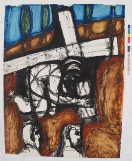 Stations of the Cross painting (III, VII or IX)