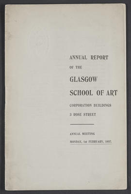 Annual Report 1895-96 (Front cover, Version 1)