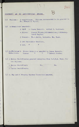 Minutes, May 1909-Jun 1911 (Page 246, Version 1)