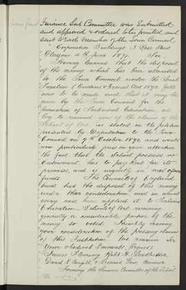Minutes, Apr 1890-Mar 1895 (Page 28, Version 1)