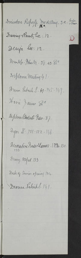 Minutes, Mar 1913-Jun 1914 (Index, Page 4, Version 1)