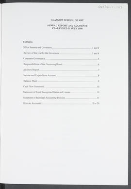 Annual Report 1997-98 (Flyleaf, Page 1, Version 1)