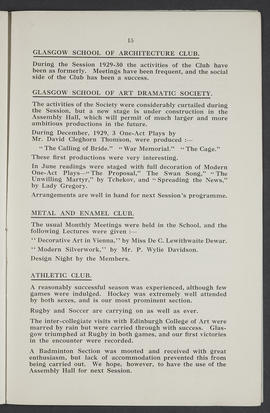 Annual Report 1929-30 (Page 15)