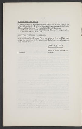 Annual Report 1916-17 (Page 16)