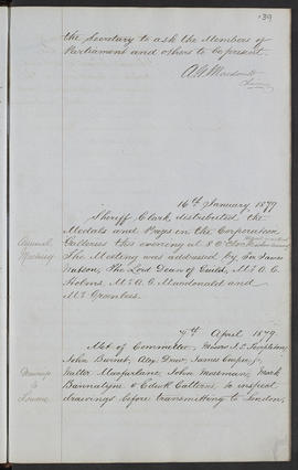 Minutes, Apr 1854-Mar 1882 (Page 139, Version 1)