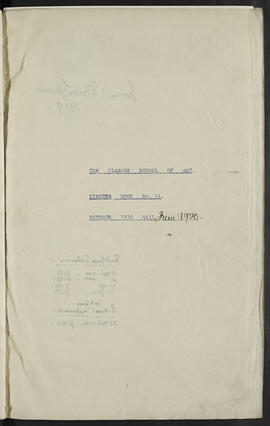 Minutes, Oct 1916-Jun 1920 (Flyleaf, Page 2, Version 1)