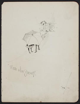 Sheet from a folio of various studies, photos and poems (Version 1)