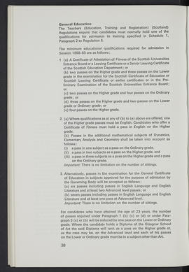 General prospectus 1968-1969 (Page 38)