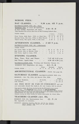 General prospectus 1933-1934 (Page 11)
