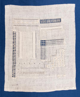 Sampler of linen work (Version 2)