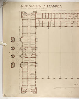 New Station - Alexandria - No.3. First floor plan (Version 2)