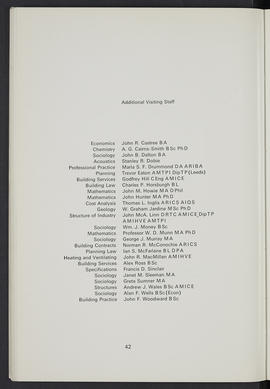 General prospectus 1968-1969 (Page 42)