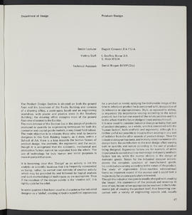 General prospectus 1974-1975 (Page 47)
