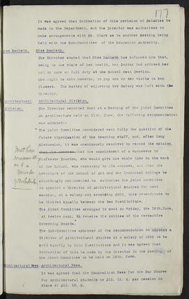 Minutes, Oct 1916-Jun 1920 (Page 177, Version 1)