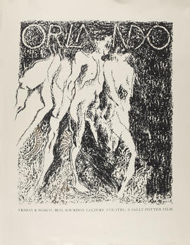 Poster for screening of film 'Orlando', by Sally Potter