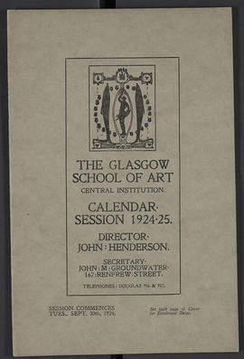 General prospectus 1924-25 (Front cover, Version 1)