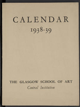 General prospectus 1938-1939 (Front cover, Version 1)