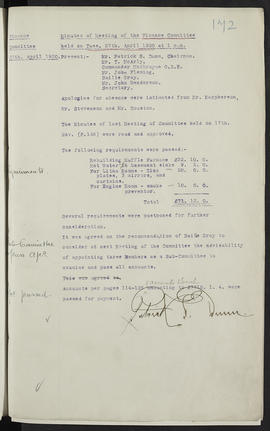 Minutes, Oct 1916-Jun 1920 (Page 172, Version 1)