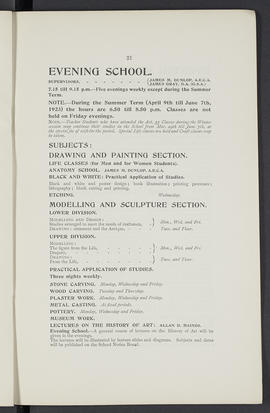 General prospectus 1922-23 (Page 21)