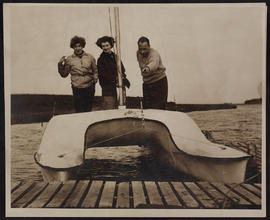 Photograph of a catamaran (Version 1)
