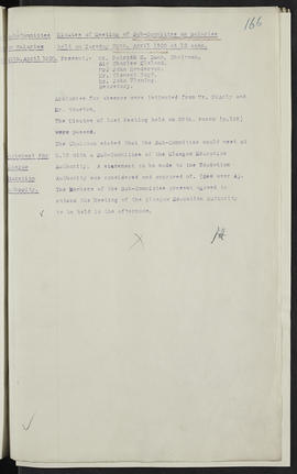 Minutes, Oct 1916-Jun 1920 (Page 166, Version 1)