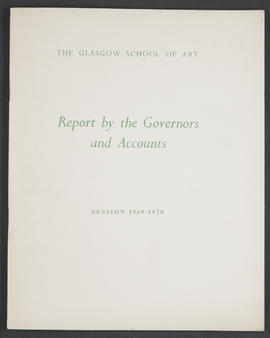 Annual Report 1969-70 (Front cover, Version 1)