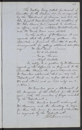 Minutes, Apr 1854-Mar 1882 (Page 100, Version 1)