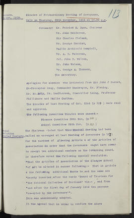 Minutes, Oct 1916-Jun 1920 (Page 113, Version 1)