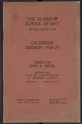 General prospectus 1928-1929 (Front cover, Version 1)
