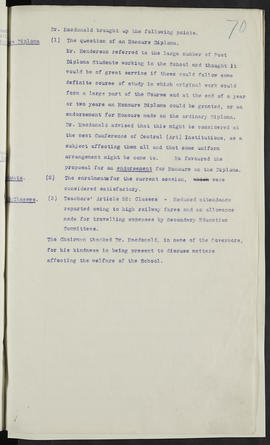 Minutes, Oct 1916-Jun 1920 (Page 70, Version 1)