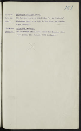 Minutes, Oct 1916-Jun 1920 (Page 151, Version 1)