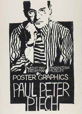 Poster for an exhibition of posters by Paul Peter Piech