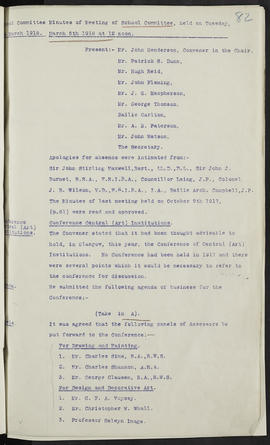 Minutes, Oct 1916-Jun 1920 (Page 82, Version 1)