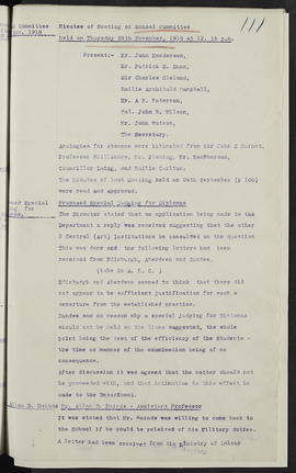 Minutes, Oct 1916-Jun 1920 (Page 111, Version 1)
