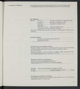 General prospectus 1974-1975 (Page 11)