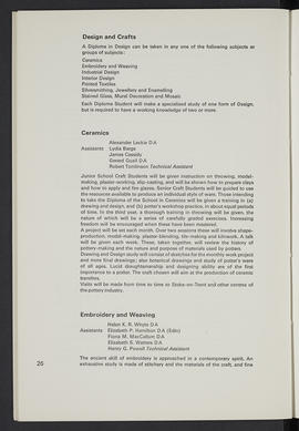 General prospectus 1966-1967 (Page 26)
