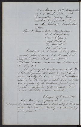 Minutes, Apr 1854-Mar 1882 (Page 143, Version 2)