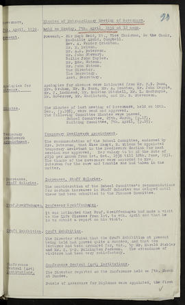 Minutes, Jan 1930-Aug 1931 (Page 20, Version 1)