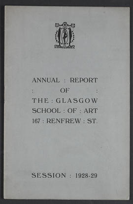 Annual Report 1928-29 (Front cover, Version 1)