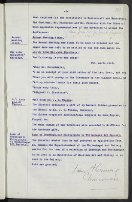 Minutes, Aug 1911-Mar 1913 (Page 108, Version 1)