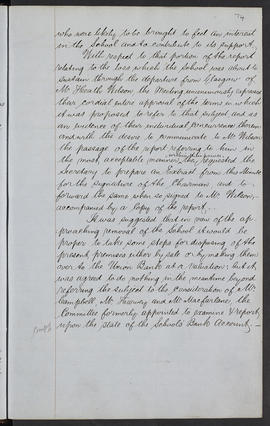 Minutes, Apr 1854-Mar 1882 (Page 74, Version 1)