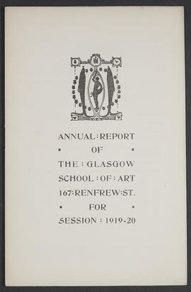 Annual Report 1919-20 (Page 1)