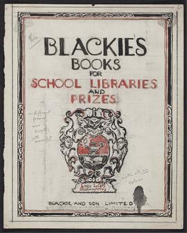 Design for Blackie Books catalogue