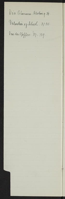 Minutes, May 1909-Jun 1911 (Index, Page 22, Version 2)