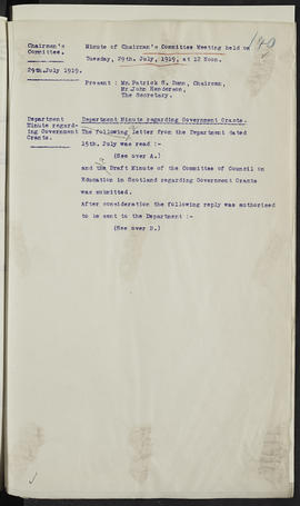 Minutes, Oct 1916-Jun 1920 (Page 140, Version 1)